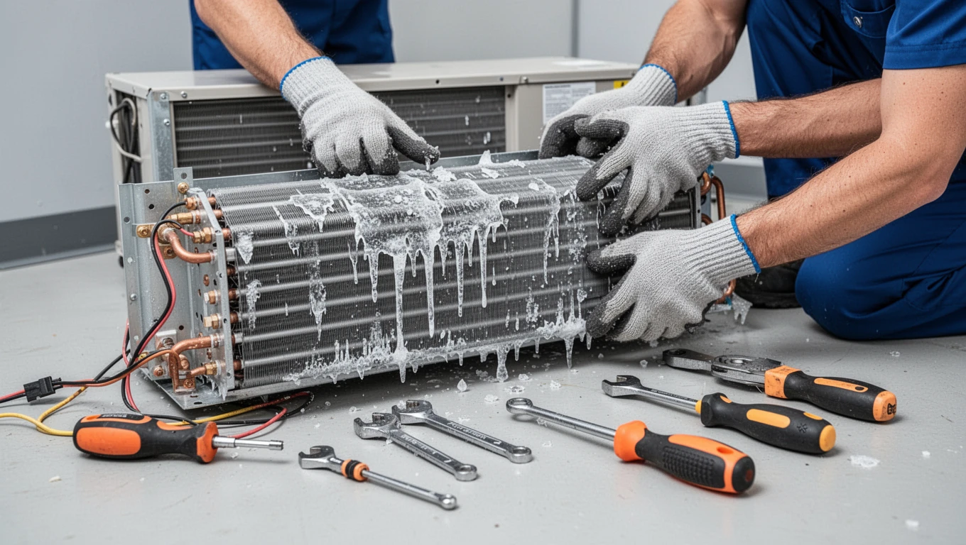 Frozen AC Coil Repair